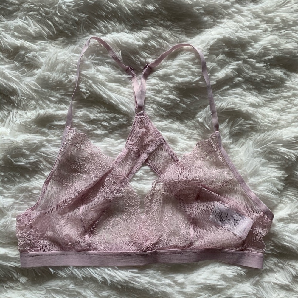City Streets Lace pink bralette 3/$10